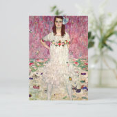 Gustav Klimt Mada Primavesi Dankeskarte (Stehend Vorderseite)