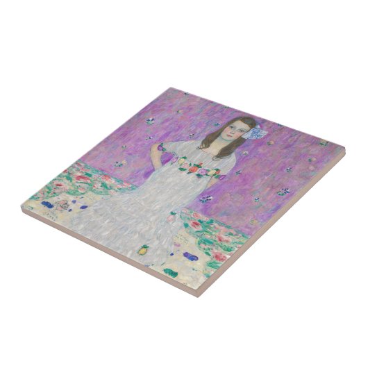 Gustav Klimt - Mada Primavesi Fliese (Seite)