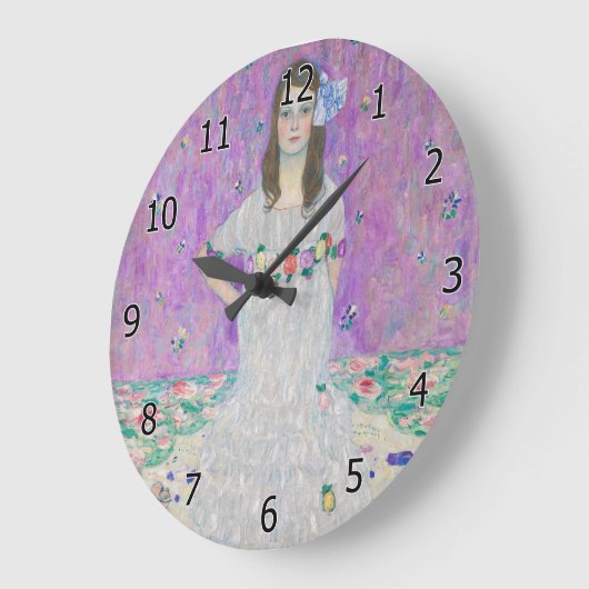 Gustav Klimt - Mada Primavesi Große Wanduhr (Winkel)