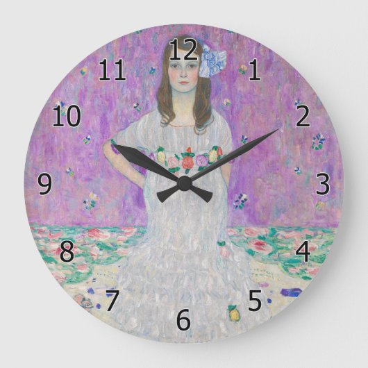 Gustav Klimt - Mada Primavesi Große Wanduhr (Vorderseite)