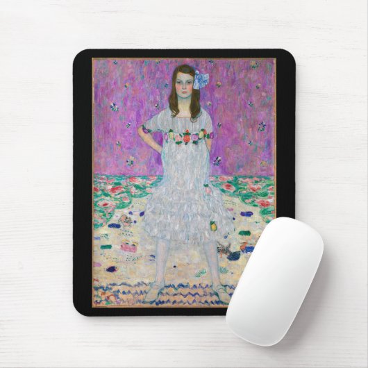 Gustav Klimt , “ Mäda Primavesi ” Mousepad (Mit Mouse)