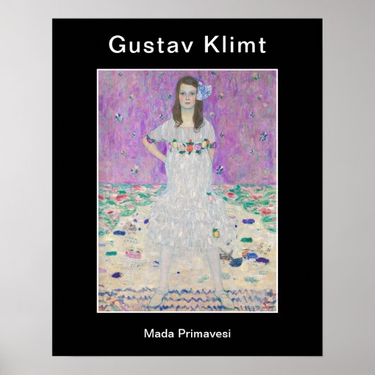 Gustav Klimt - Mada Primavesi Poster (Vorne)