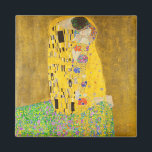 Gustav Klimt Magnet<br><div class="desc">Gustav Klimt - Das Kiss Fine Art Magnet</div>