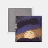 Gustav Klimt Magnet (Vorderseite/Rückseite)