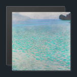 Gustav Klimt - Magnetkarte Attersee<br><div class="desc">Attersee - Gustav Klimt, Öl auf Leinwand, 1910</div>