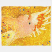 Gustav Klimt Major Mitchells Kakadu Fleecedecke (Vorderseite (Horizontal))