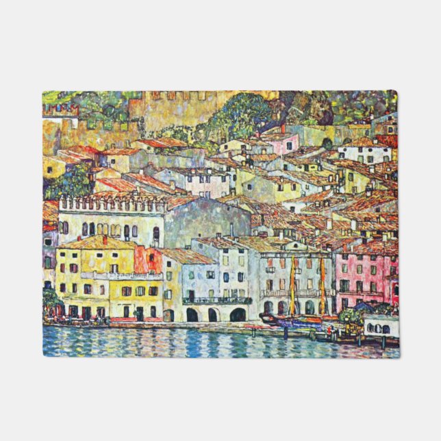 Gustav Klimt Malcena am Gardasee Fußmatte (Vorderseite)