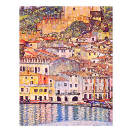 Gustav Klimt . Malcesine am Gardasee Fotodruck