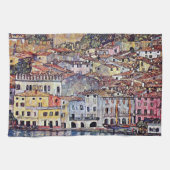 Gustav Klimt - Malcesine am Gardasee Italien Küchentuch (Horizontal)
