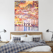 Gustav Klimt . Malcesine am Gardasee Leinwanddruck (Insitu (Schlafzimmer))