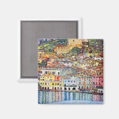 Gustav Klimt Malcesine am Gardasee Magnet (Vorderseite/Rückseite)