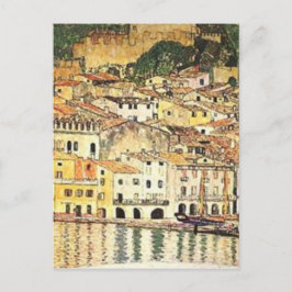 Gustav Klimt - Malcesine am Gardasee Postkarte