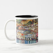 Gustav Klimt Malcesine auf See Garda Zweifarbige Tasse (Links)