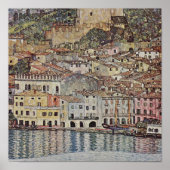 Gustav Klimt - Malcesine (Gardasee, Italien) Print Poster (Vorne)