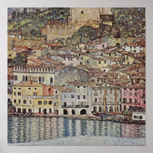 Gustav Klimt - Malcesine Lake Garda Italien Poster