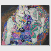 Gustav Klimt Malerei der Jungfrau Geschenkpapier (Flach)