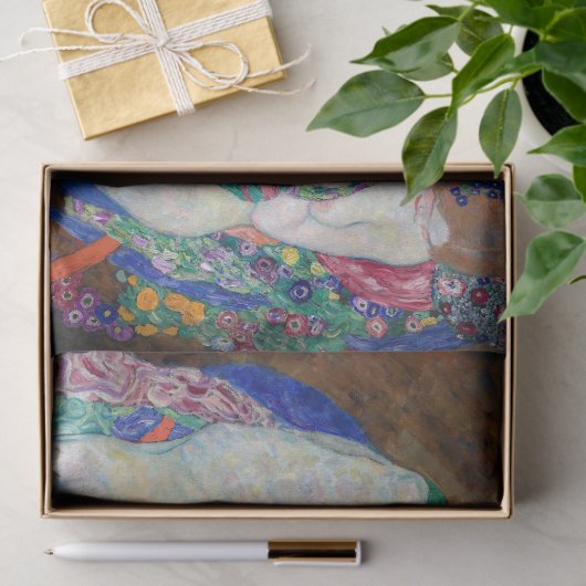 Gustav Klimt Malerei der Jungfrau Seidenpapier (Geschenk)