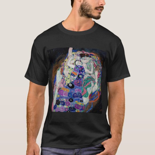 Gustav Klimt Malerei der Jungfrau T-Shirt (Vorderseite)