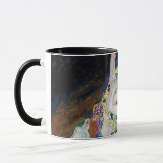 Gustav Klimt Malerei der Jungfrau Tasse (Links)