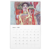 Gustav Klimt Malkunst Kalender (Mär 2027)