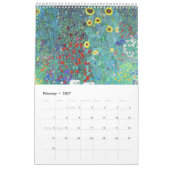 Gustav Klimt Malkunst Kalender (Feb 2027)
