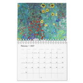 Gustav Klimt Malkunst Kalender (Feb 2027)