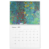 Gustav Klimt Malkunst Kalender (Feb 2027)