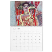 Gustav Klimt Malkunst Kalender (Mär 2027)