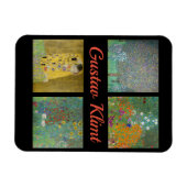 Gustav Klimt Masterpiece Patchwork Magnet (Horizontal)