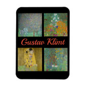 Gustav Klimt Masterpiece Patchwork Magnet (Vertikal)