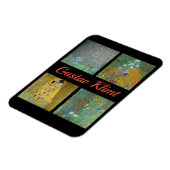 Gustav Klimt Masterpiece Patchwork Magnet (Linke Seite)