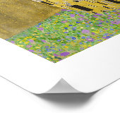 Gustav Klimt Masterpiece Patchwork Poster (Ecke)