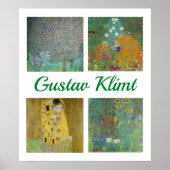 Gustav Klimt Masterpiece Patchwork Poster (Vorne)
