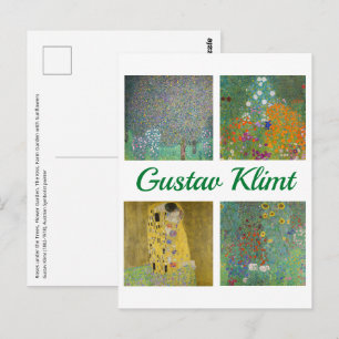 Gustav Klimt Masterpiece Postkarte