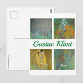 Gustav Klimt Masterpiece Postkarte (Vorne/Hinten)
