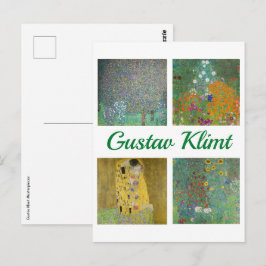 Gustav Klimt Masterpiece Postkarte