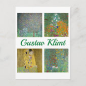 Gustav Klimt Masterpiece Postkarte (Vorderseite)
