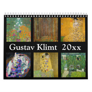 Gustav Klimt Masterpiece Selection Kalender
