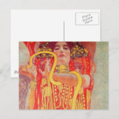Gustav Klimt - Medizin Postkarte (Vorne/Hinten)