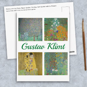 Gustav Klimt Meisterwerke Postkarte