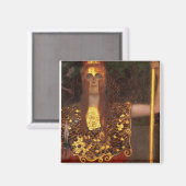 Gustav Klimt - Minerva oder Pallas Athena Magnet (Vorderseite/Rückseite)