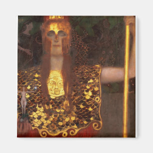 Gustav Klimt - Minerva oder Pallas Athena Magnet