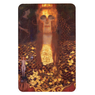 Gustav Klimt Minerva Pallas Athene Magnet