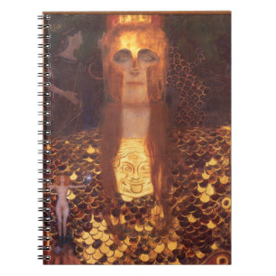 Gustav Klimt Minerva Pallas Athene Notizblock