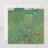 Gustav Klimt - Mohnfeld