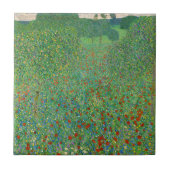 Gustav Klimt - Mohnfeld Fliese (Vorderseite)