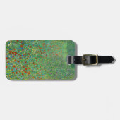 Gustav Klimt - Mohnfeld Gepäckanhänger (Vorderseite horizontal)