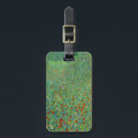 Gustav Klimt - Mohnfeld Gepäckanhänger<br><div class="desc">Mohnfeld / Poppiesfeld - Gustav Klimt, Öl auf Leinwand, 1907</div>