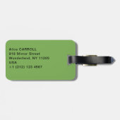 Gustav Klimt - Mohnfeld Gepäckanhänger (Rückseite horizontal)