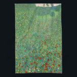 Gustav Klimt - Mohnfeld Geschirrtuch<br><div class="desc">Mohnfeld / Poppiesfeld - Gustav Klimt,  Öl auf Leinwand,  1907</div>